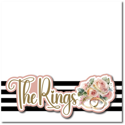 The Rings - Printed Premade Scrapbook Page 12x12 Layout