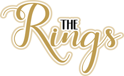 The Rings - Scrapbook Page Title Die Cut