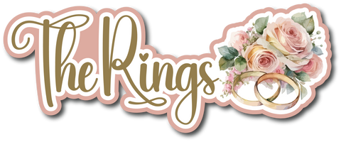 The Rings - Scrapbook Page Title Sticker