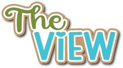 The View - Scrapbook Page Title Die Cut