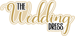 The Wedding Dress - Scrapbook Page Title Sticker