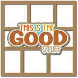 This is the Good Stuff - 6 Frames - Scrapbook Page Layered Overlay Kit