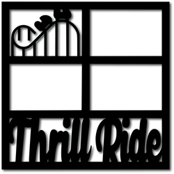 Thrill Ride - 4 Frames - Digital Cut File - SVG - INSTANT DOWNLOAD