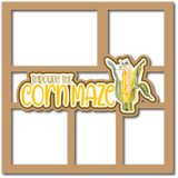 Through the Corn Maze - 5 Frames - Scrapbook Page Layered Overlay Kit