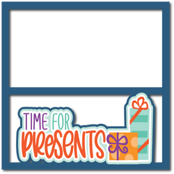 Time for Presents - Scrapbook Page Layered Overlay Kit