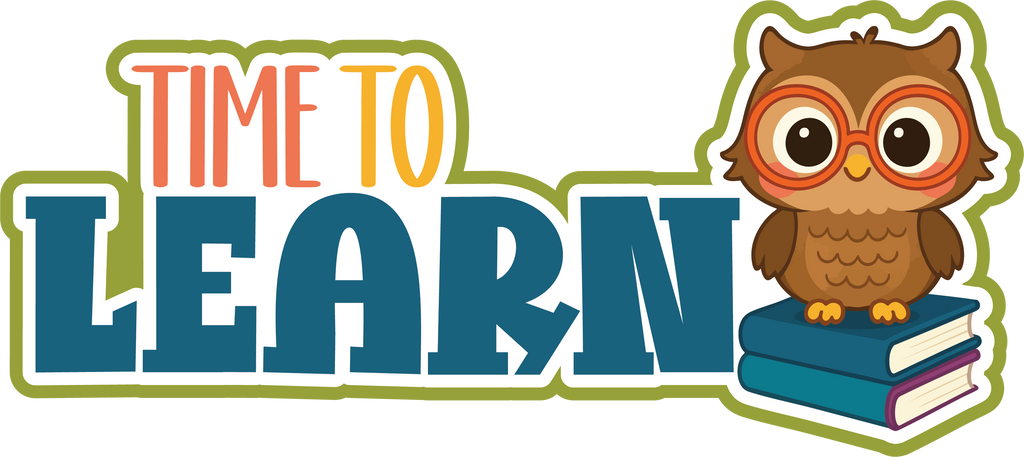 Time to Learn - Scrapbook Page Title Sticker – Autumn's Crafty Corner