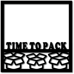 Time to Pack - Digital Cut File - SVG - INSTANT DOWNLOAD