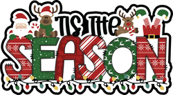 Tis the Season - Scrapbook Page Title Sticker