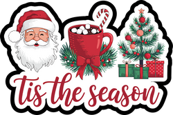 Tis the Season - Scrapbook Page Title Die Cut