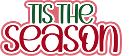 Tis the Season - Scrapbook Page Title Sticker