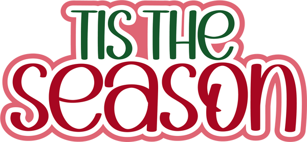 Tis the Season - Scrapbook Page Title Sticker
