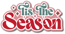 Tis the Season - Scrapbook Page Title Die Cut