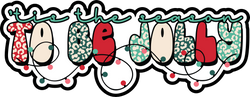 Tis the Season to Be Jolly - Scrapbook Page Title Sticker