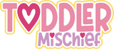 Toddler Mischief - Girl - 6 Frames - Scrapbook Page Layered Overlay Kit