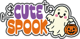 Too Cute to Spook - 6 Frames - Scrapbook Page Layered Overlay Kit