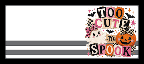 Too Cute to Spook - Scrapbook Page Title Sticker