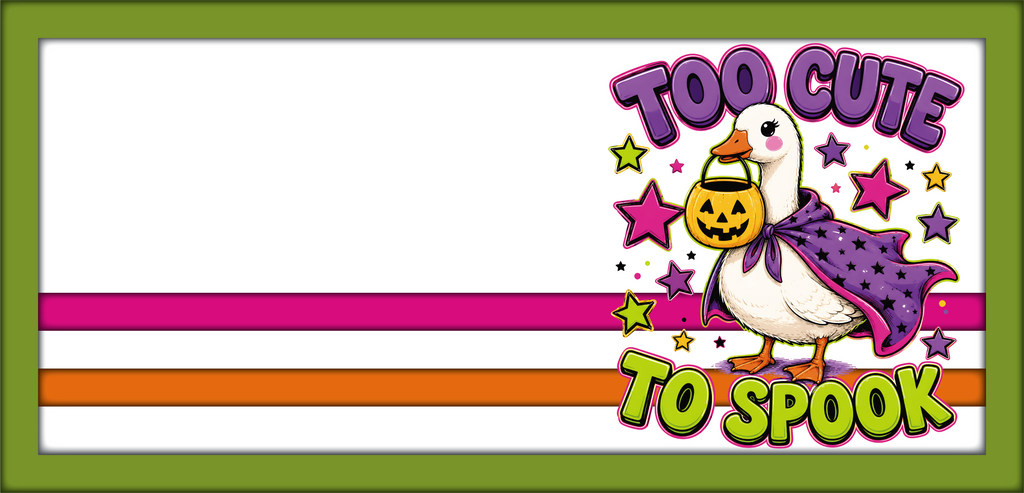 Too Cute to Spook - Scrapbook Page Title Sticker – Autumn's Crafty Corner