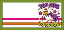Too Cute to Spook - Scrapbook Page Title Sticker