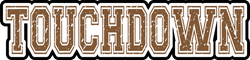 Touchdown  - Scrapbook Page Title Sticker