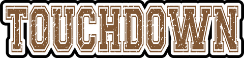 Touchdown  - Scrapbook Page Title Sticker