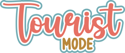 Tourist Mode - Scrapbook Page Title Sticker