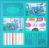 Trampoline Fun - 6 Frames - Digital Cut File - SVG - INSTANT DOWNLOAD