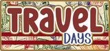 Travel Days - Scrapbook Page Photo Mat Set