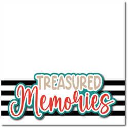 Treasured Memories  - Printed Premade Scrapbook Page 12x12 Layout