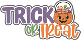 Trick or Treat - 6 Frames - Scrapbook Page Layered Overlay Kit