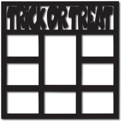 Trick or Treat - 8 Frames - Digital Cut File - SVG - INSTANT DOWNLOAD