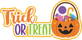 Trick or Treat - 4 Frames - Scrapbook Page Layered Overlay Kit