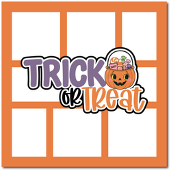 Trick or Treat - Scrapbook Single Page Kit