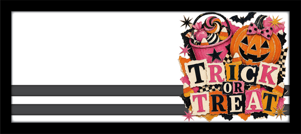 Trick or Treat - Scrapbook Page Title Sticker