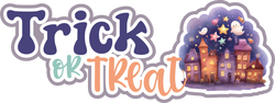 Trick or Treat - Scrapbook Page Title Sticker