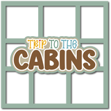 Trip to the Cabines - 6 Frames - Scrapbook Page Layered Overlay Kit