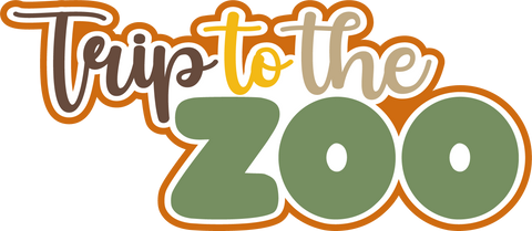 Trip to the Zoo - Digital Cut File - SVG - INSTANT DOWNLOAD