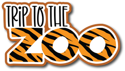 Trip to the Zoo - Scrapbook Page Title Sticker