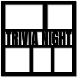 Trivia Night - 5 Frames - Digital Cut File - SVG - INSTANT DOWNLOAD