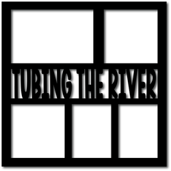 Tubing the River - 5 Frames - Digital Cut File - SVG - INSTANT DOWNLOAD