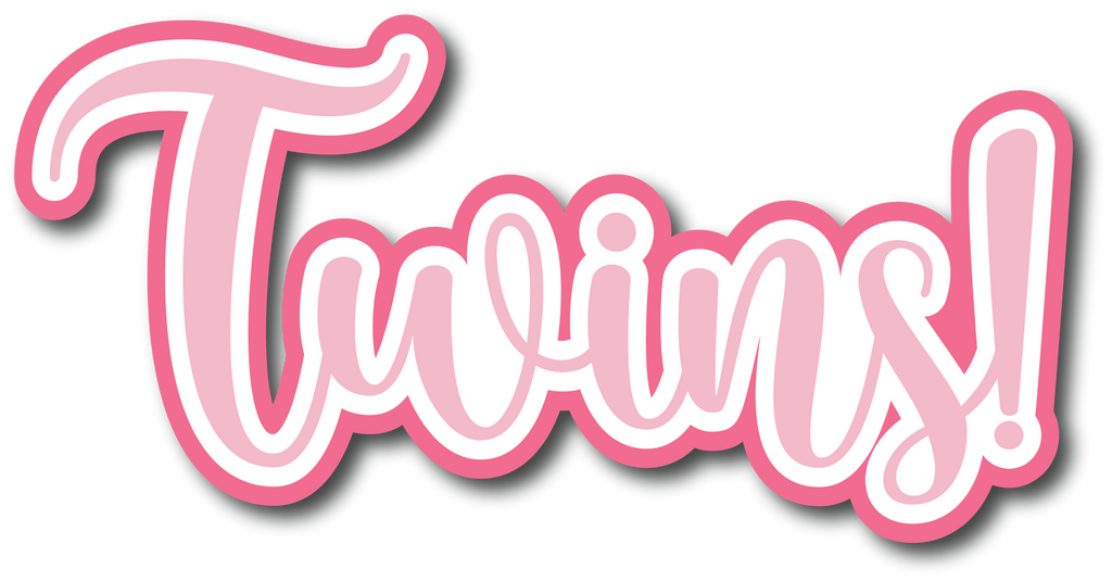 Twins! Scrapbook Page Title Sticker Autumn's Crafty Corner