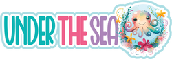 Under the Sea - Scrapbook Page Title Sticker