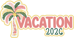 Vacation 2026  - Scrapbook Page Title Sticker