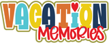 Vacation Memories - 2 Frames - Scrapbook Page Layered Overlay Kit