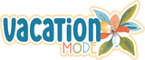 Vacation Mode - 3 Frames - Scrapbook Page Layered Overlay Kit - 8.5 x 11