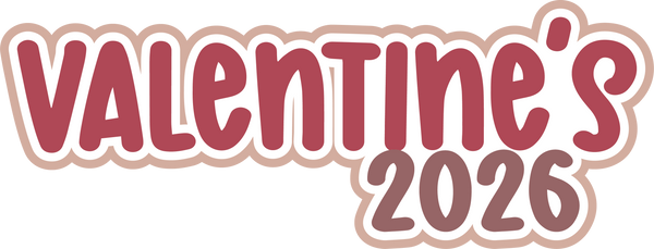 Valentine's 2026 - Scrapbook Page Title Sticker