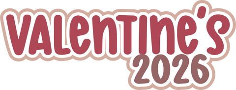 Valentine's 2026 - Scrapbook Page Title Sticker