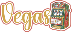 Vegas - Scrapbook Page Title Sticker