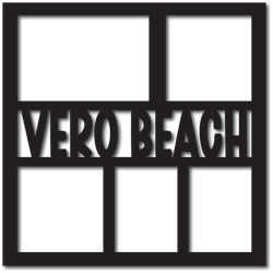 Vero Beach - 5 Frames - Digital Cut File - SVG - INSTANT DOWNLOAD