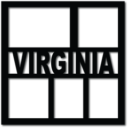 Virginia - 5 Frames - Digital Cut File - SVG - INSTANT DOWNLOAD