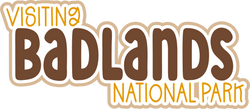 Visiting Badlands National Park - Scrapbook Page Title Sticker